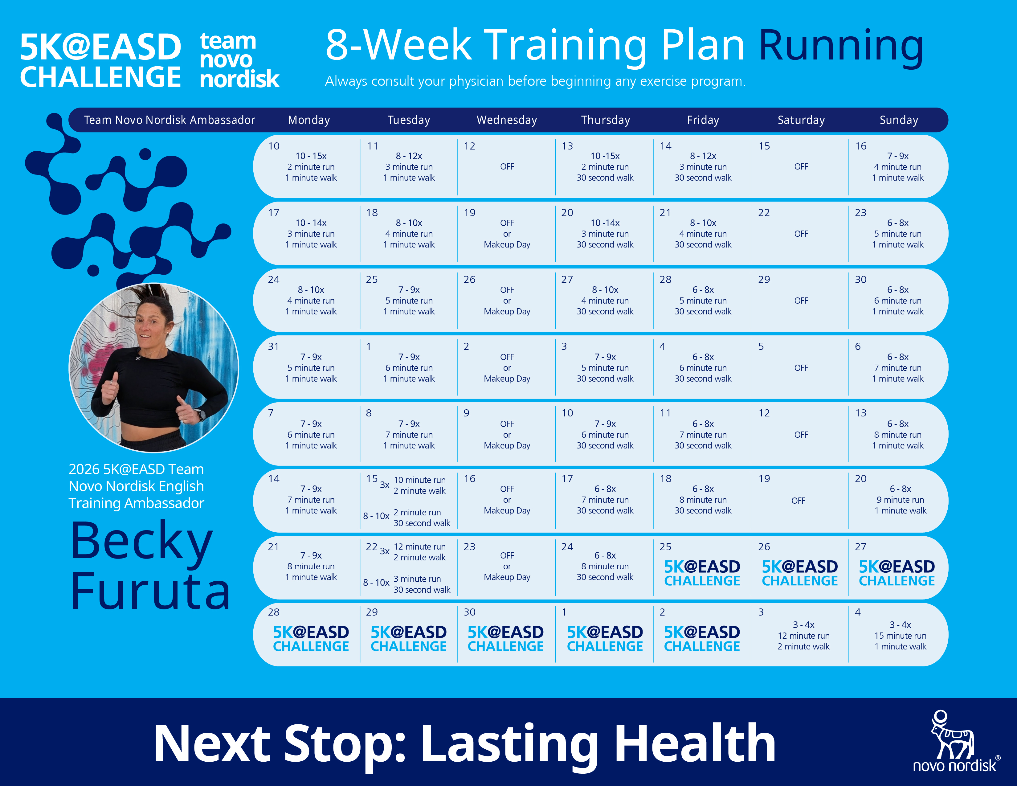 2026 5K@EASD Training Plan Running English